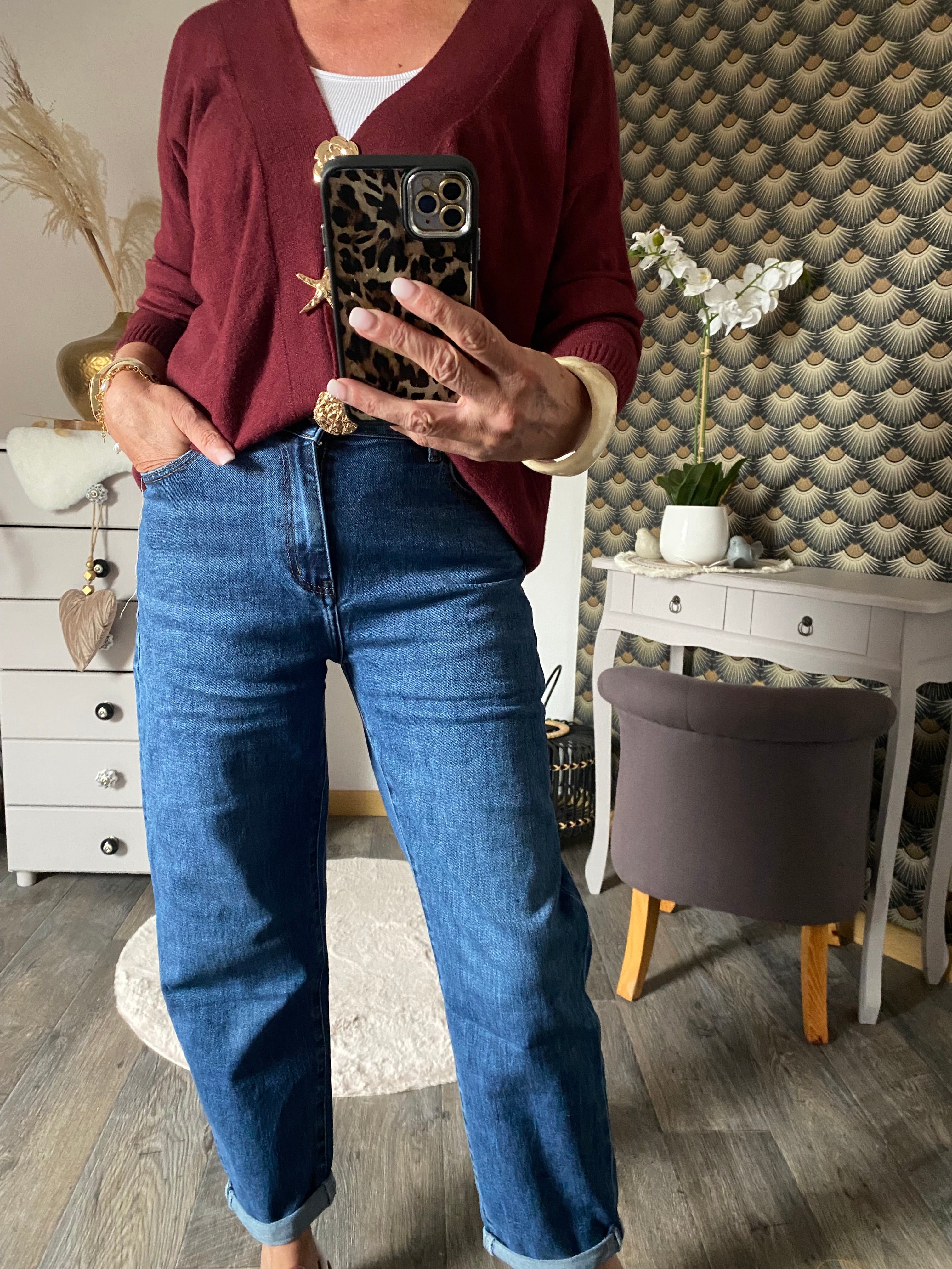 JEAN BALLOON  BLEU  34/36/38/40/42