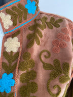VESTE VELOURS BRODEE  CAMEL   TU 36/42