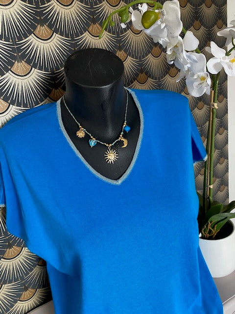 TOP DIAMON  BLEU ELECTRIQUE     38/44