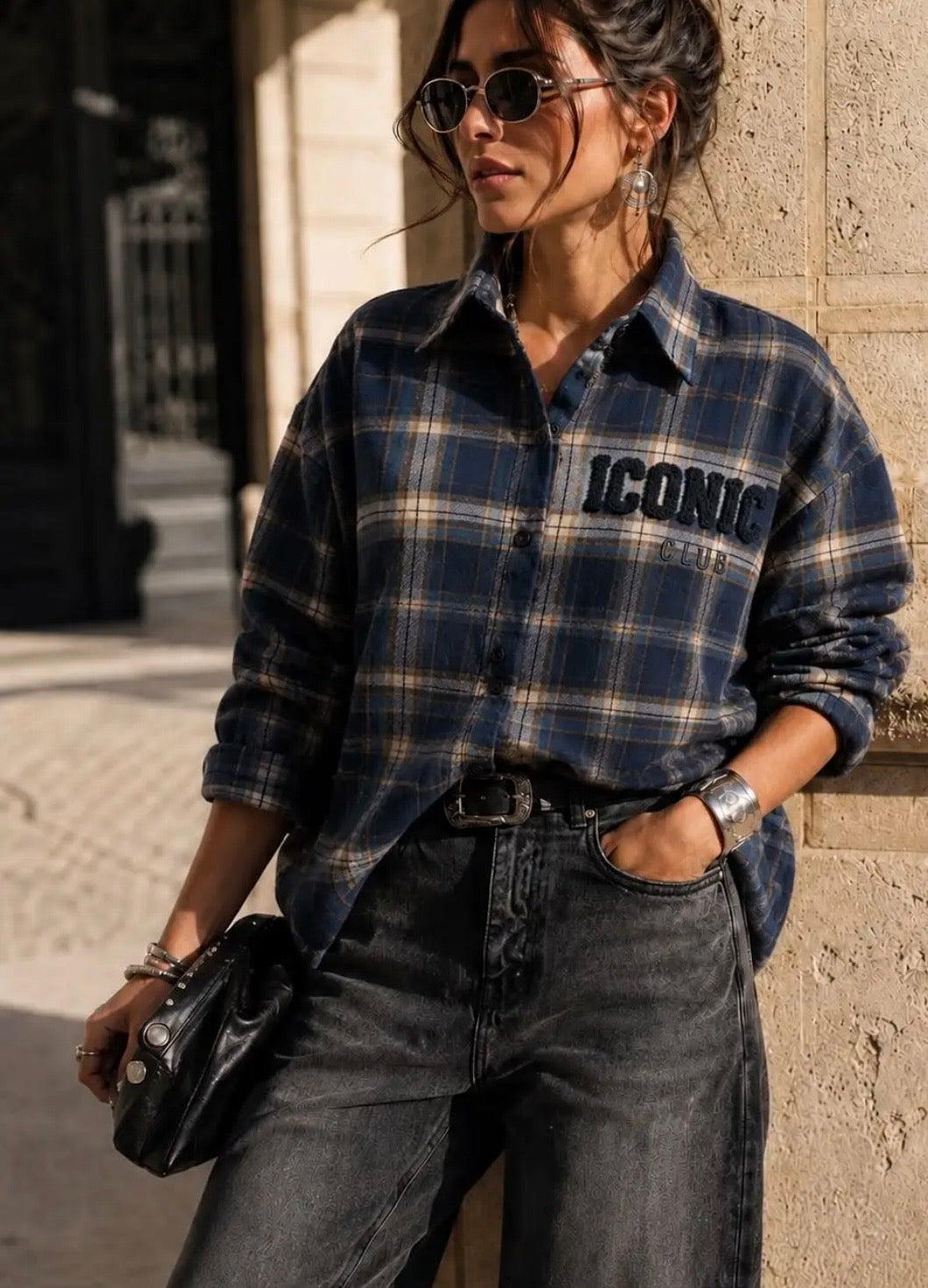 CHEMISE ICONIC BLEU  TAILLES S/M OU M/L