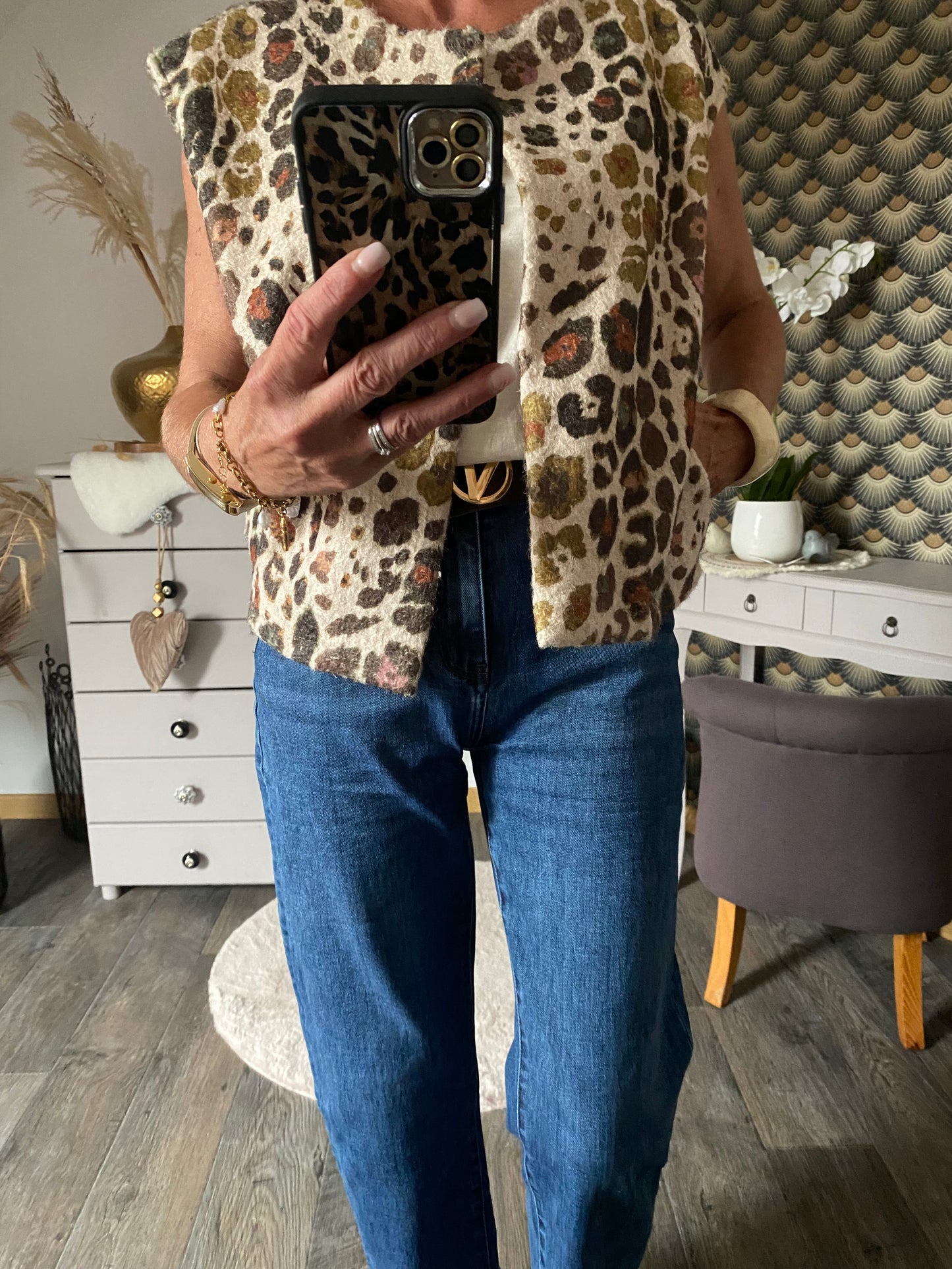 GILET LEO  VERT  TU 36/44