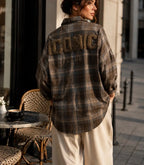 CHEMISE ICONIC  CHOCO TAILLES S/M OU M/L