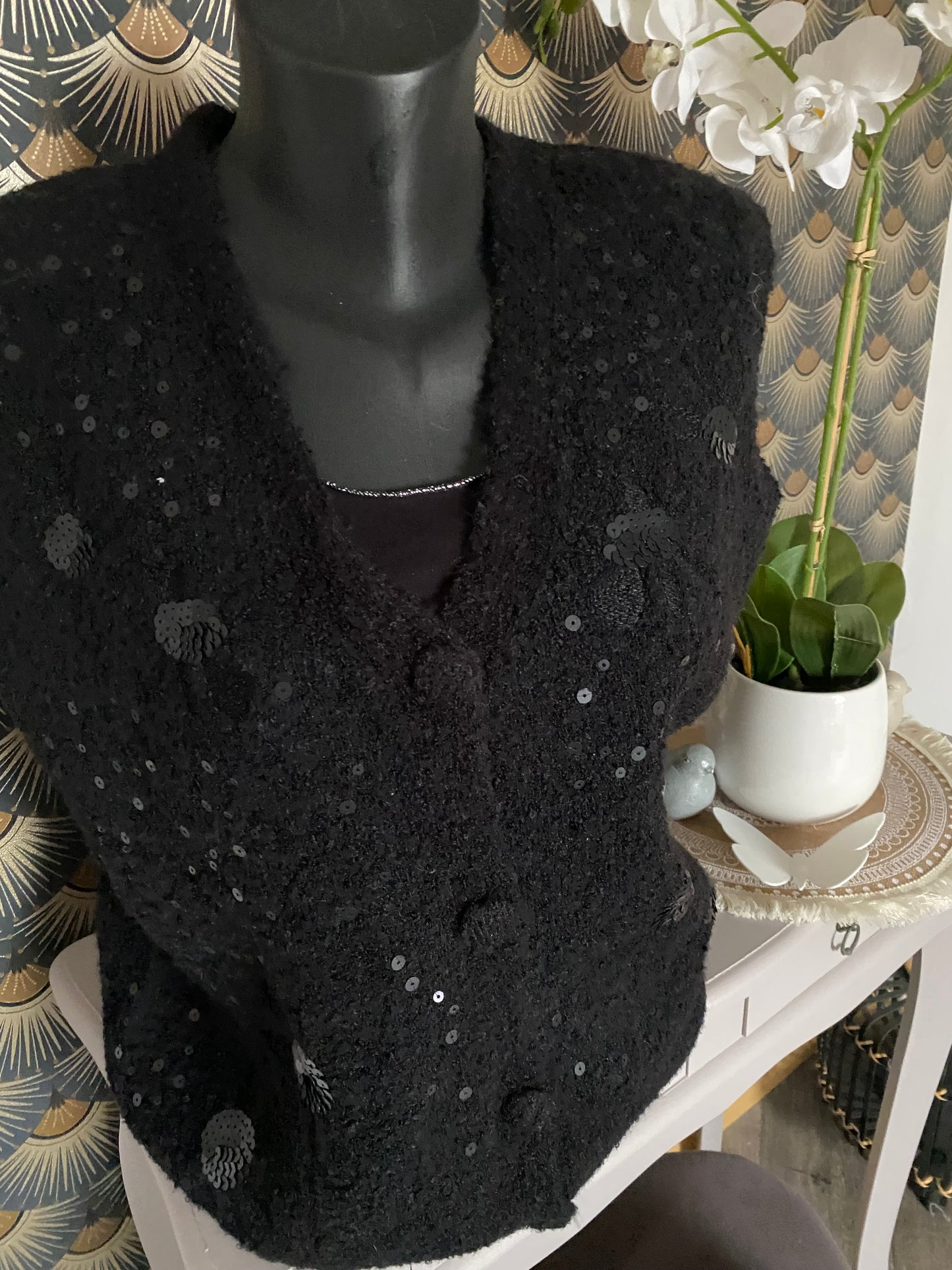 GILET CARLA NOIR TU 36/44
