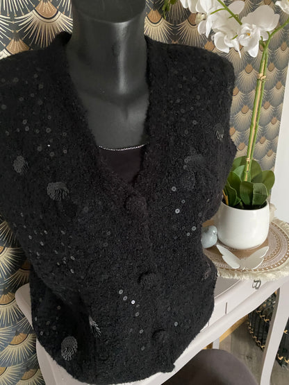 GILET CARLA NOIR TU 36/44