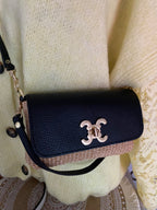 SAC CUIR C  NOIR