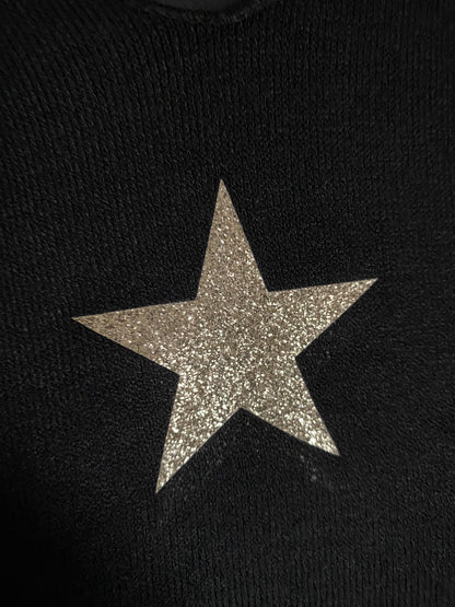 PULL FIN ETOILE NOIR  TU 36/44