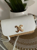 SAC CUIR C  BLANC