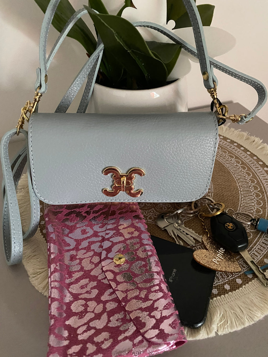SAC CUIR C  BEU