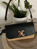 SAC CUIR C  NOIR