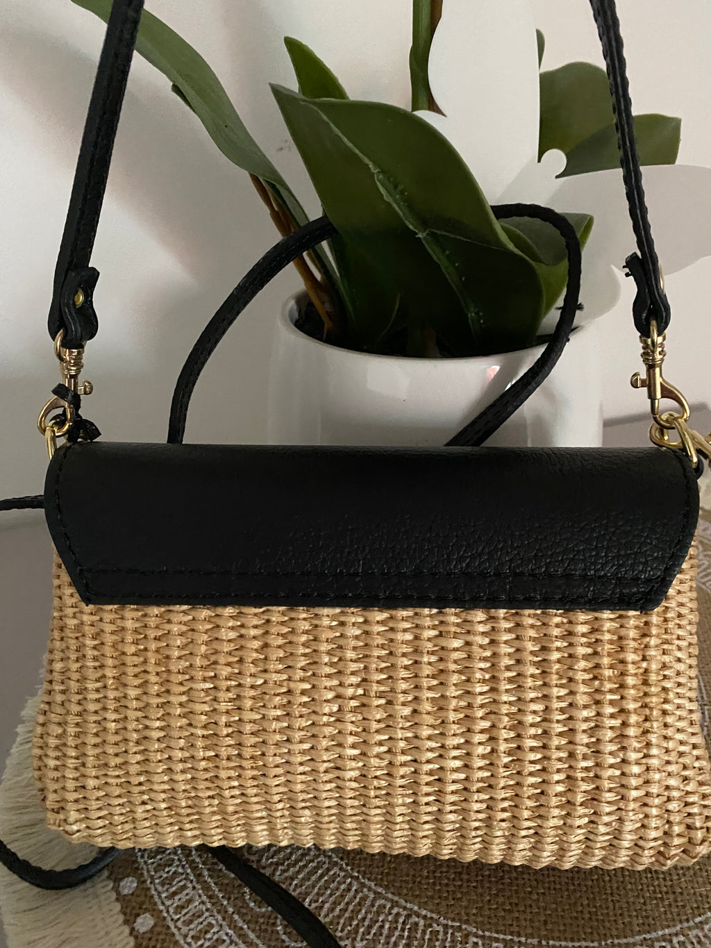 SAC CUIR C  NOIR