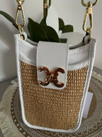 SAC SACOCHE CUIR C BLANCHE