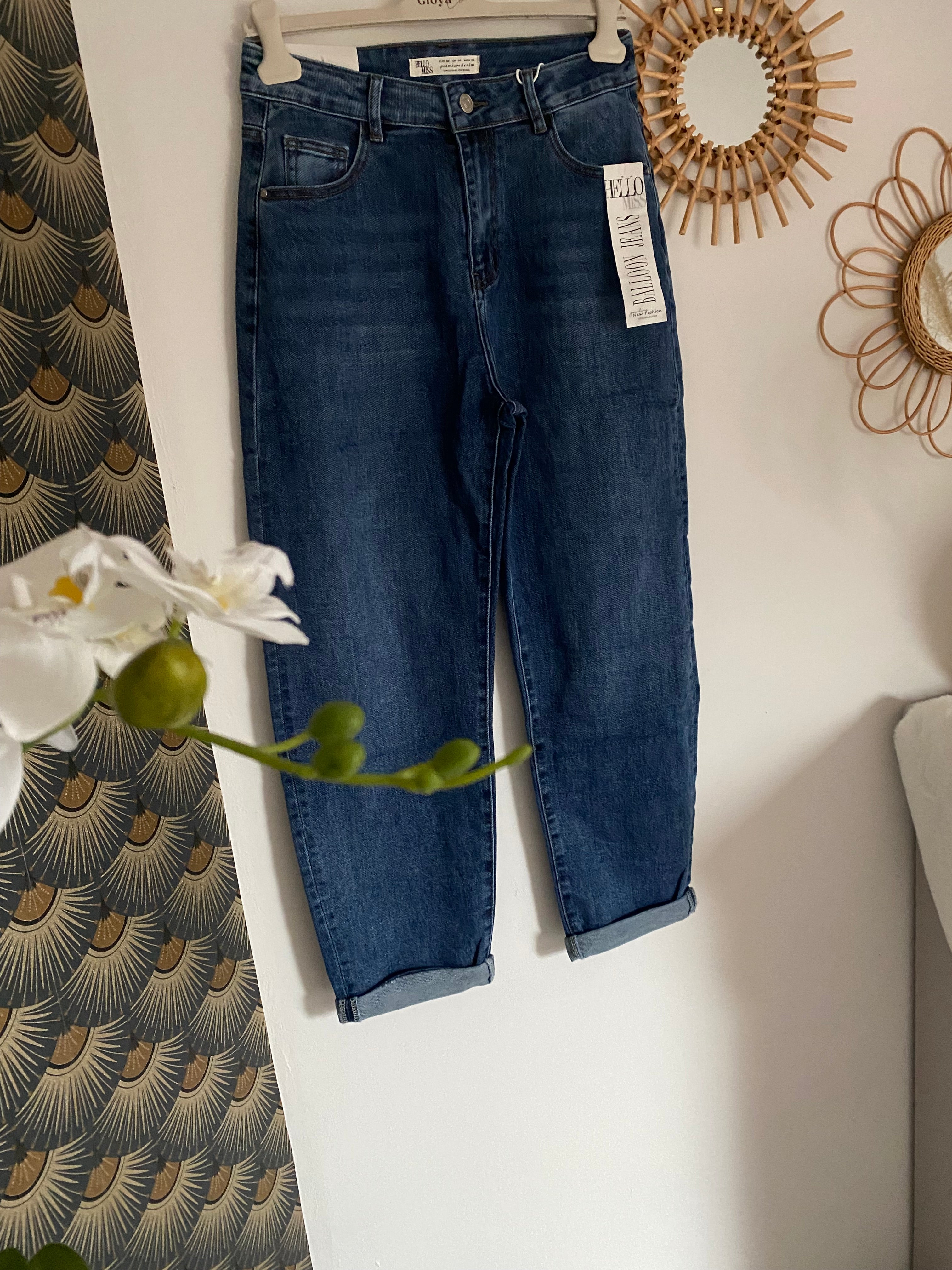 JEAN BALLOON  BLEU  34/36/38/40/42