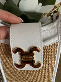 SAC SACOCHE CUIR C BLANCHE