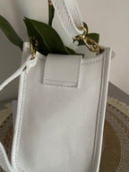 SAC SACOCHE CUIR C BLANCHE