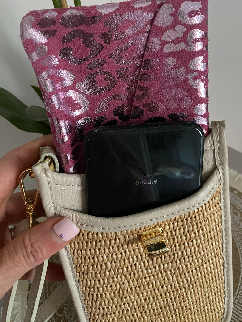 SAC SACOCHE CUIR C TAUPE