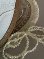 BASKETS A LACETS DENTELLE ET BIJOUX  BLEU CIEL   36/37/38/39/40/41
