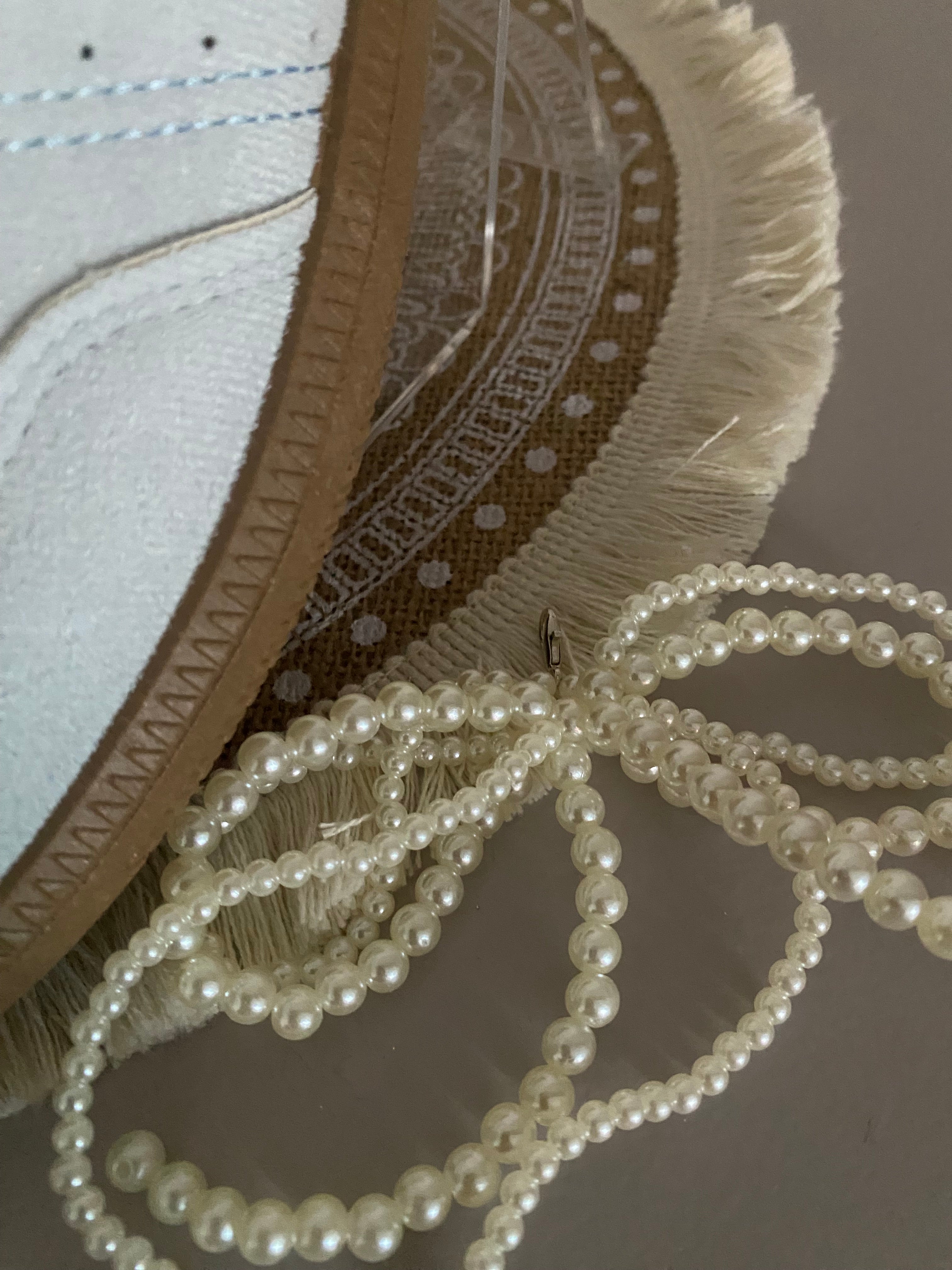 BASKETS A LACETS DENTELLE ET BIJOUX  BLEU CIEL   36/37/38/39/40/41