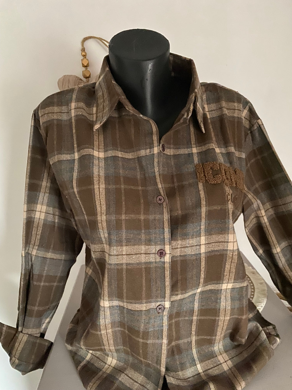 CHEMISE ICONIC  CHOCO TAILLES S/M OU M/L