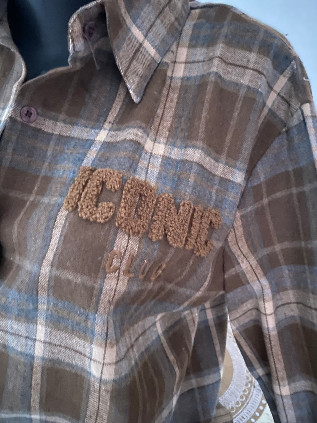 CHEMISE ICONIC  CHOCO TAILLES S/M OU M/L