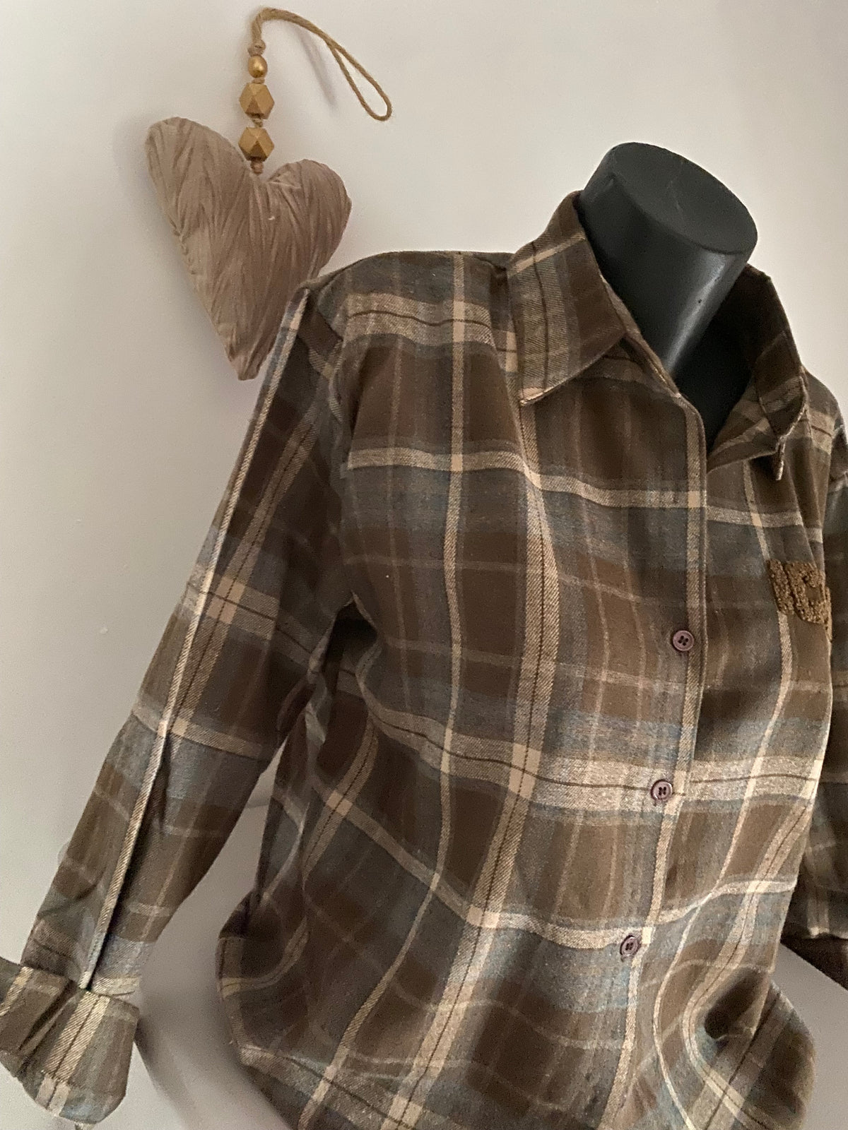 CHEMISE ICONIC  CHOCO TAILLES S/M OU M/L