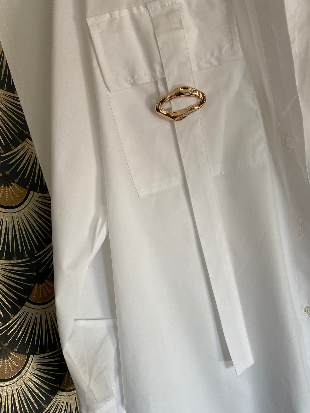 CHEMISE CARLA BLANCHE TU 36/44 PETIT 46