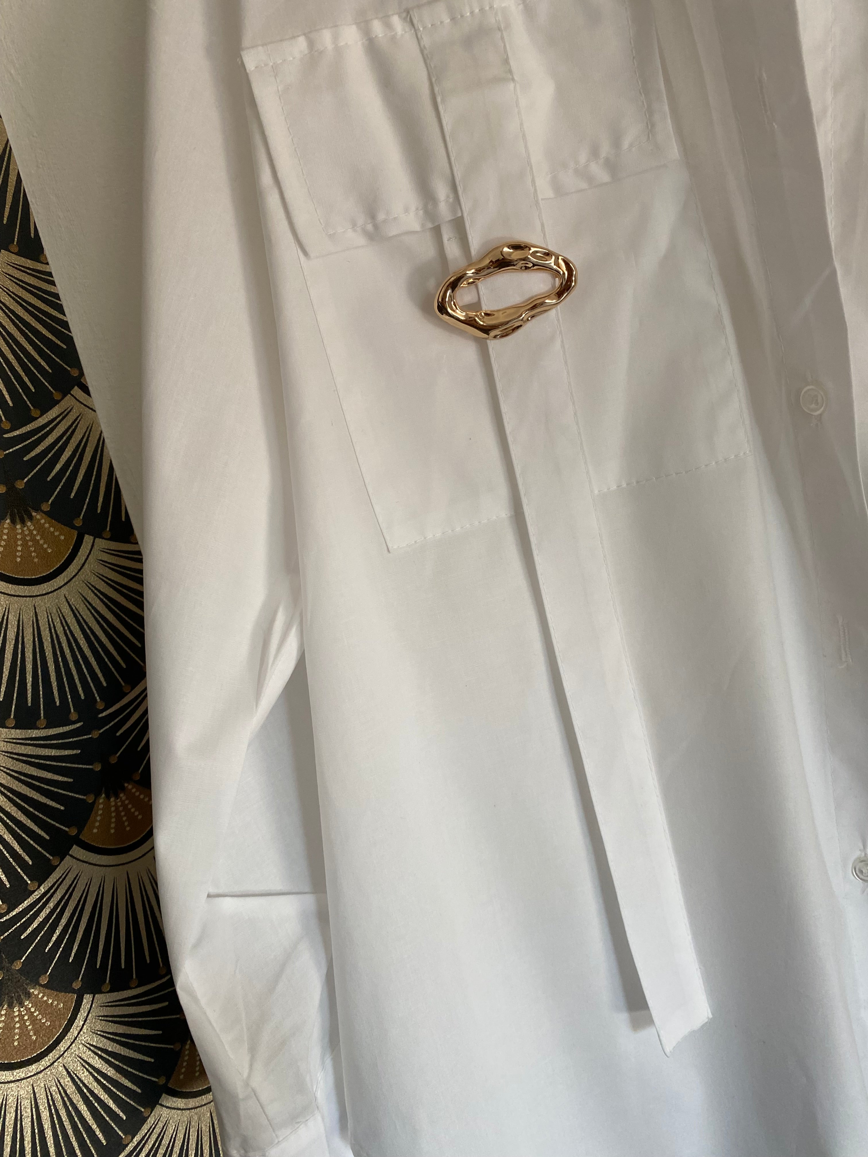 CHEMISE CARLA BLANCHE TU 36/44 PETIT 46