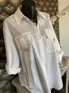 CHEMISE CARLA BLANCHE TU 36/44 PETIT 46