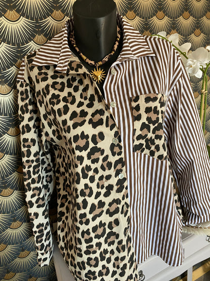 CHEMISE LEOPARD CORINNE TU 36/42