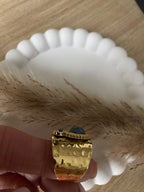 BAGUE SAMANTHA CRISTAL TAILLE BLEU