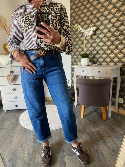 CHEMISE LEOPARD CORINNE TU 36/42