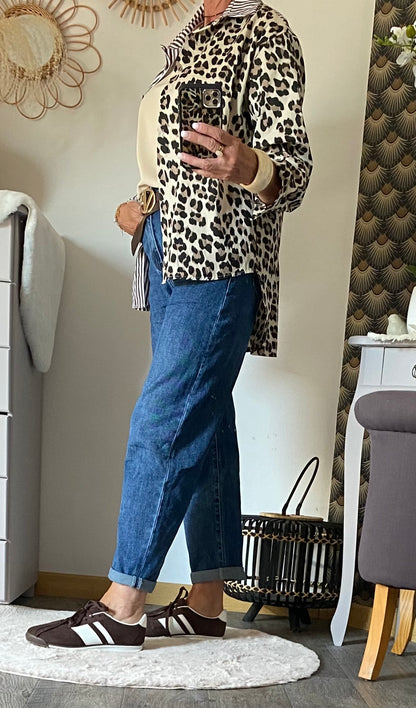 CHEMISE LEOPARD CORINNE TU 36/42