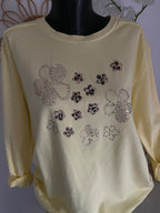 TOP FLOWER LEO JAUNE   TU38/44 PETIT 46