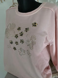 TOP FLOWER LEO ROSE  TU38/44 PETIT 46