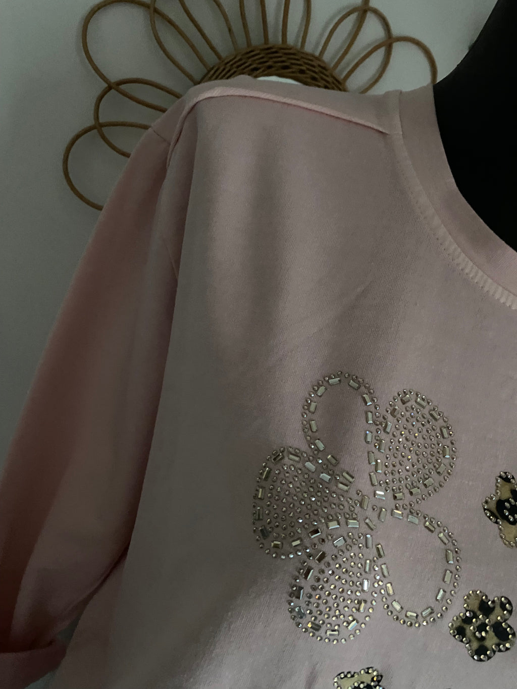 TOP FLOWER LEO ROSE  TU38/44 PETIT 46