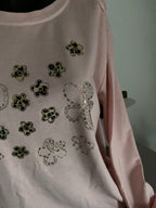 TOP FLOWER LEO ROSE  TU38/44 PETIT 46