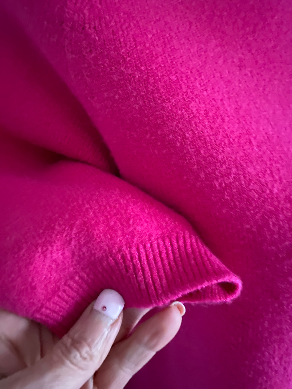 PULL CORINNE MANCHES COURTES  FUSHIA  TU 36/42