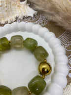 BRACELET RESINE POP CORN KAKI