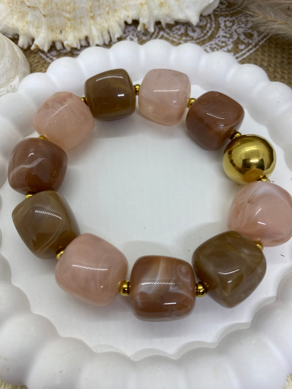 ENSEMBLE BRACELET JONCS ROSE