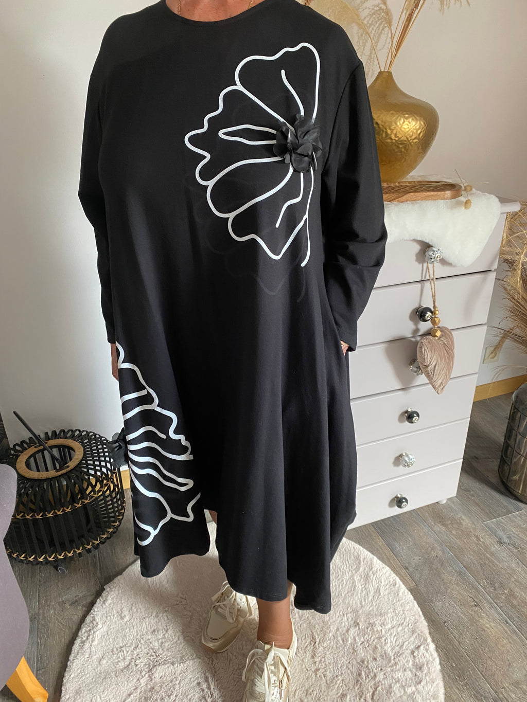 ROBE FLORA TU 44/48 PETIT 50