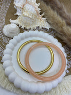 ENSEMBLE BRACELET JONCS ROSE