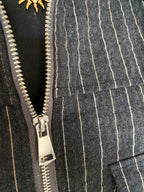 VESTE FINES RAYURES GRIS ENTRACYTHE TU 36/44