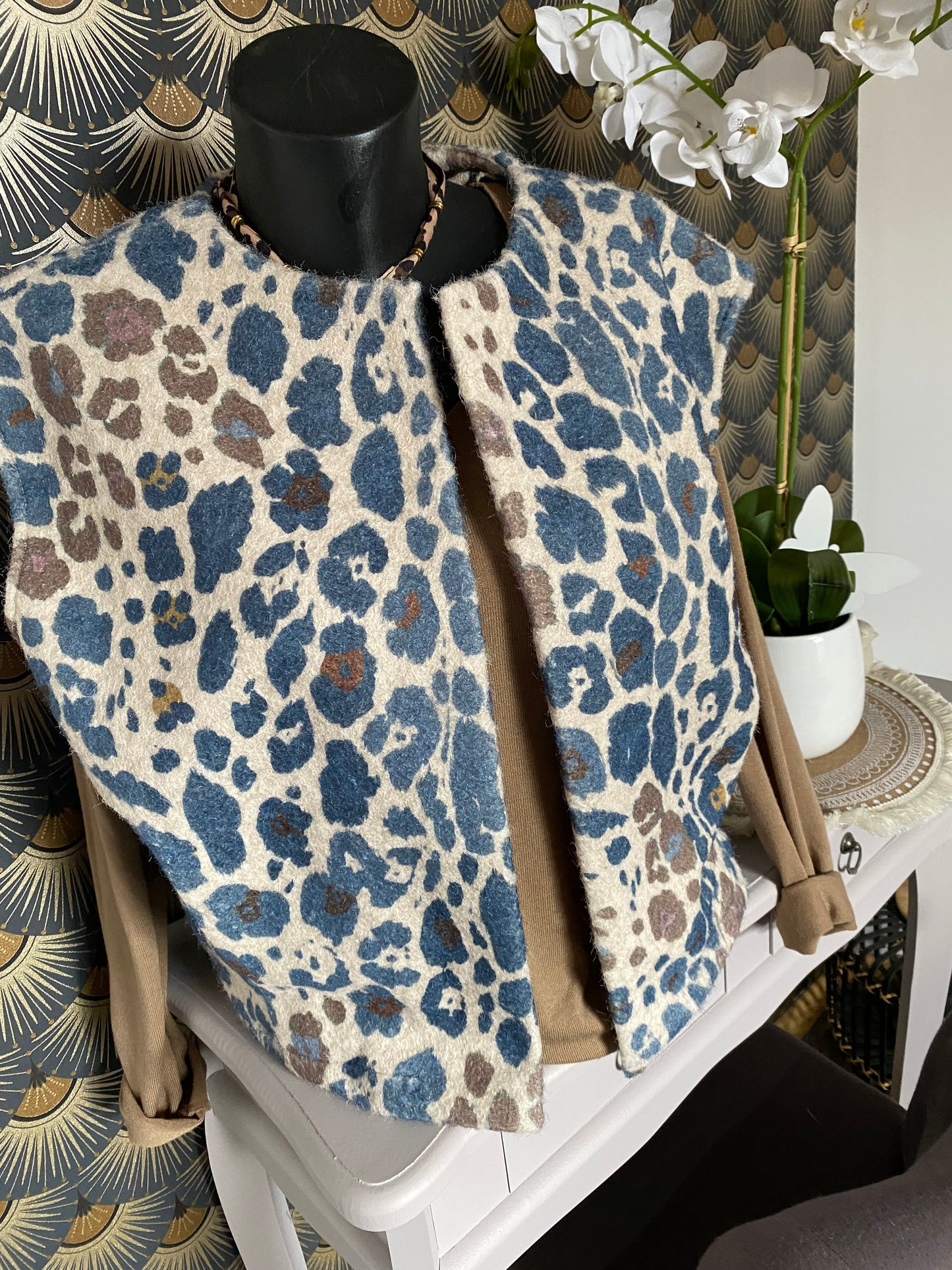 GILET LEO  BLEU  TU 36/44