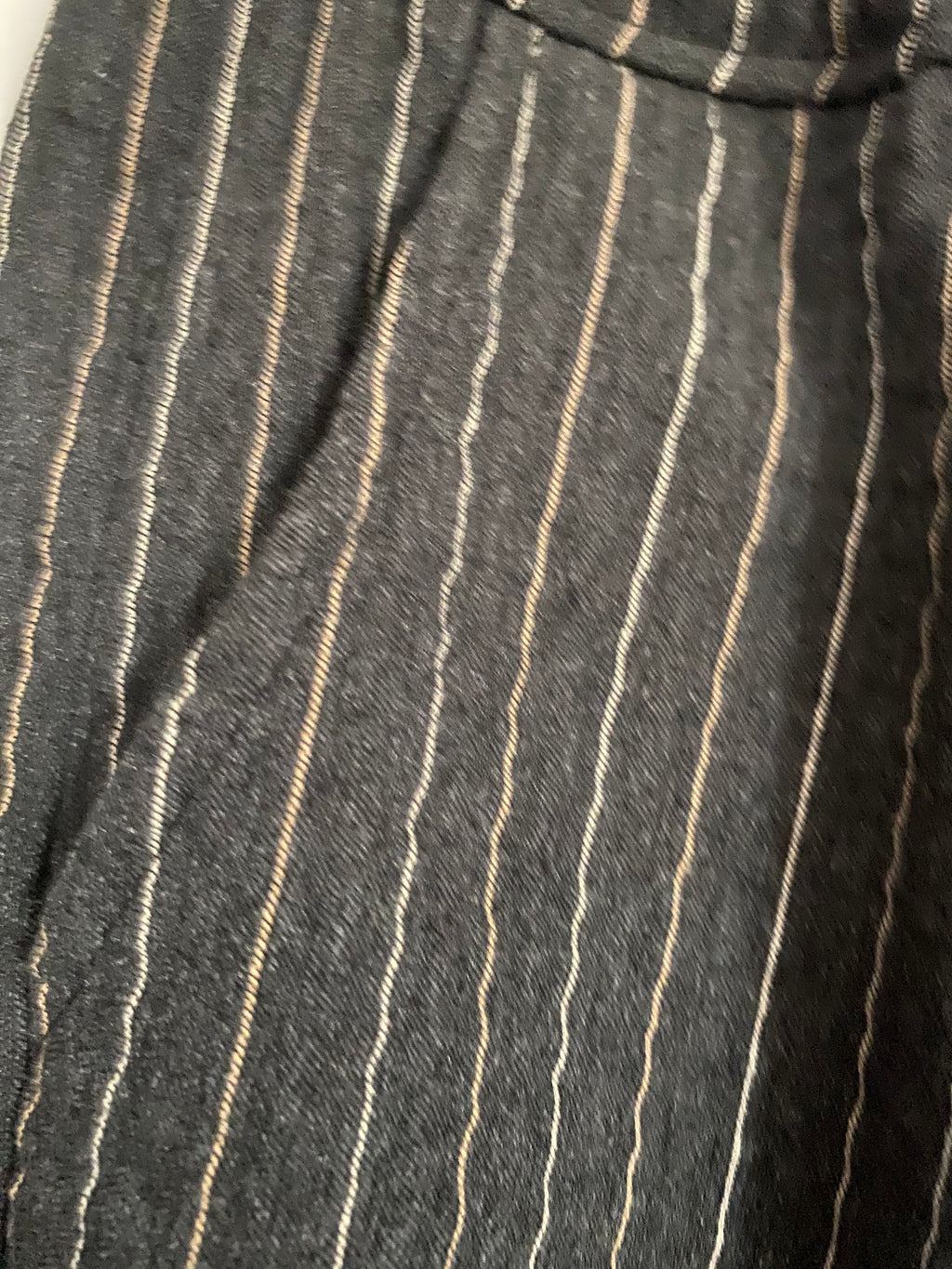 PANTALON FINES RAYURES GRIS ANTHRACITE TU 38/44