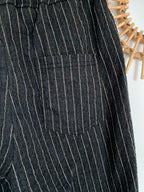 PANTALON FINES RAYURES GRIS ANTHRACITE TU 38/44