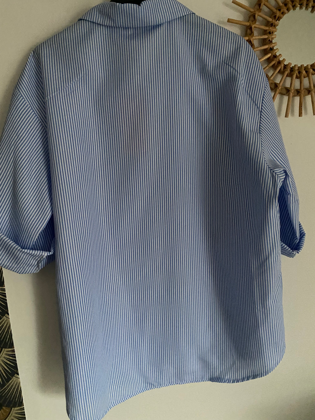 CHEMISE RAYEE COEURS ROUGES   TU 36/44