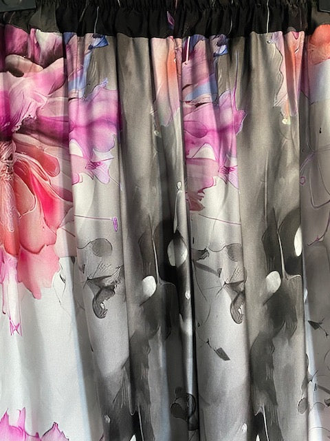 PANTALON SOIE ROSE  TAILLE UNIQUE JUSQU' A UN 46