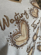 PULL COEUR TU 42/46 ECRU