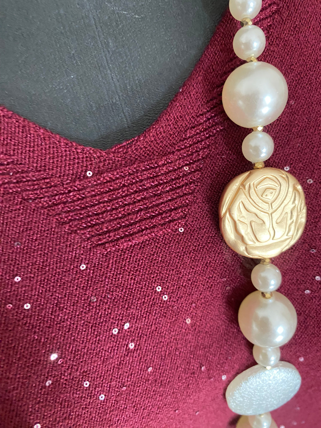 PULL BABE  BORDEAUX TU 44/50