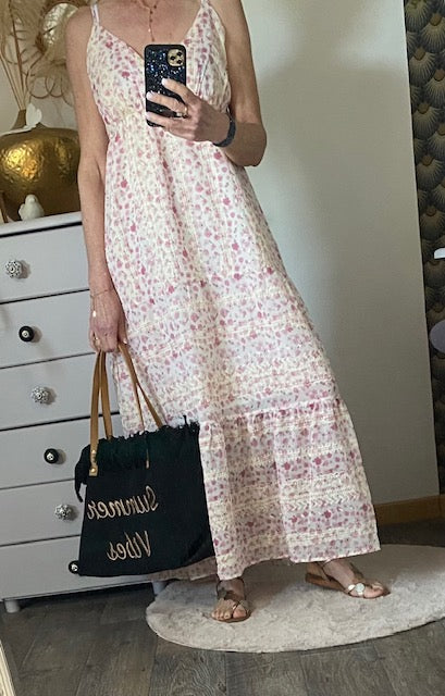 ROBE LONGUE MIA  ROSE    36/42
