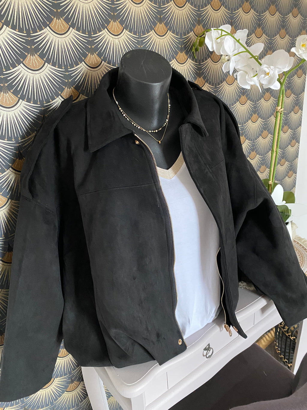 VESTE SARA NOIRE TAILLE L